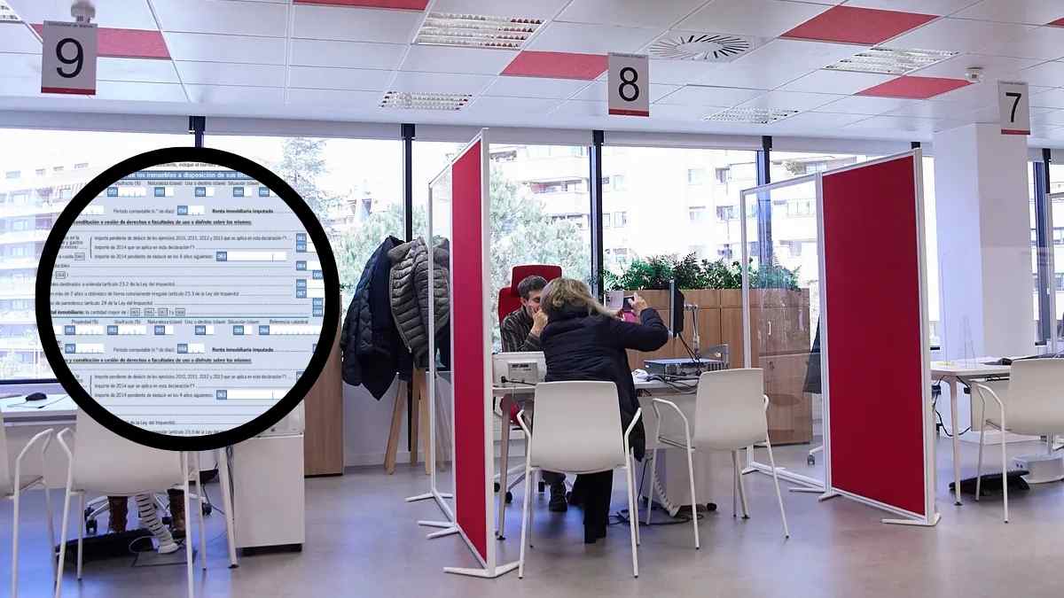 Oficina SEPE informando trámite para retener subsidio.