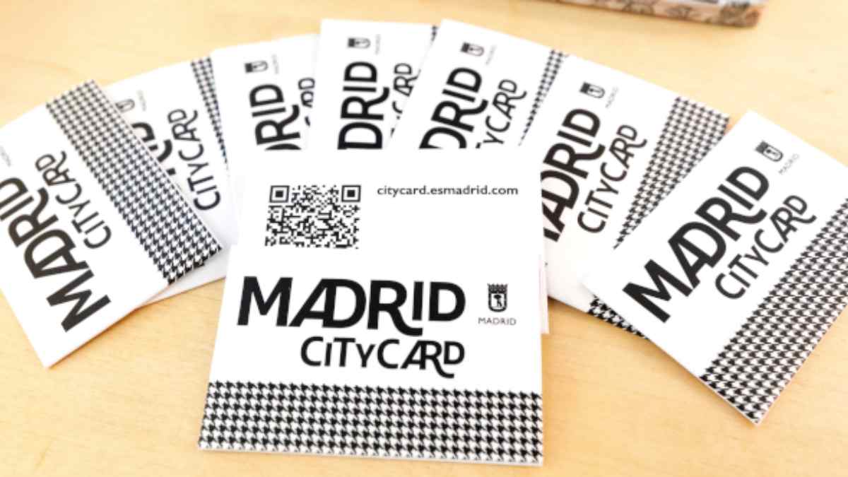 tarjetas Madrid City Card para transporte turístico ilimitado en Madrid.