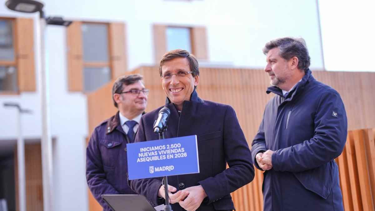 José Luis Martínez-Almeida anuncia el inicio de 2.500 viviendas municipales de alquiler asequible en Madrid