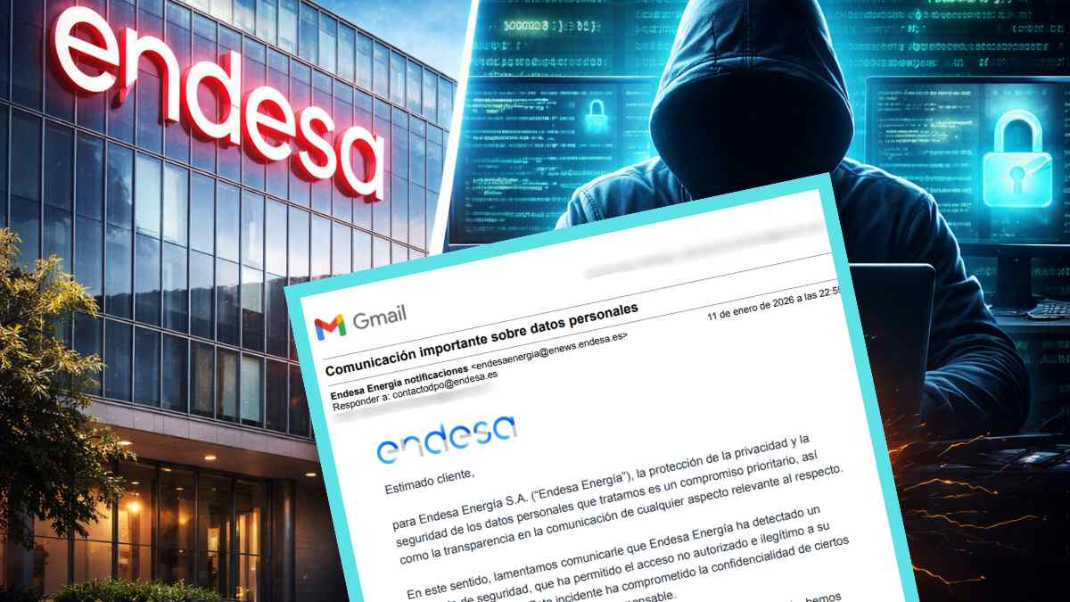 Ciberataque a Endesa Energía con acceso a datos personales, DNI e IBAN de clientes de luz y gas