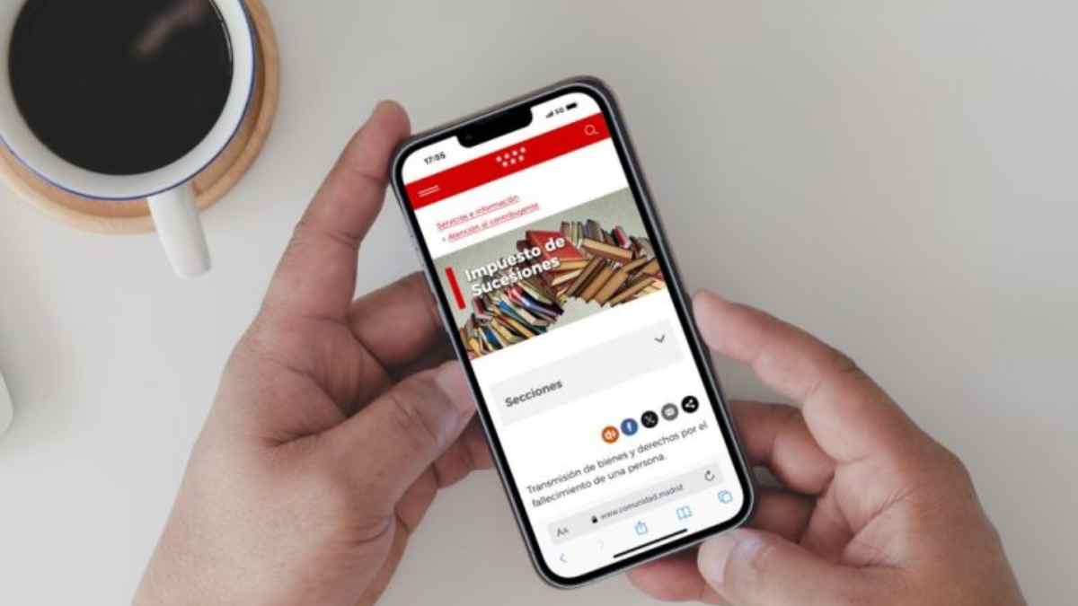 Consulta del Impuesto de Sucesiones en el móvil para conocer cómo pagarlo sin adelantar dinero