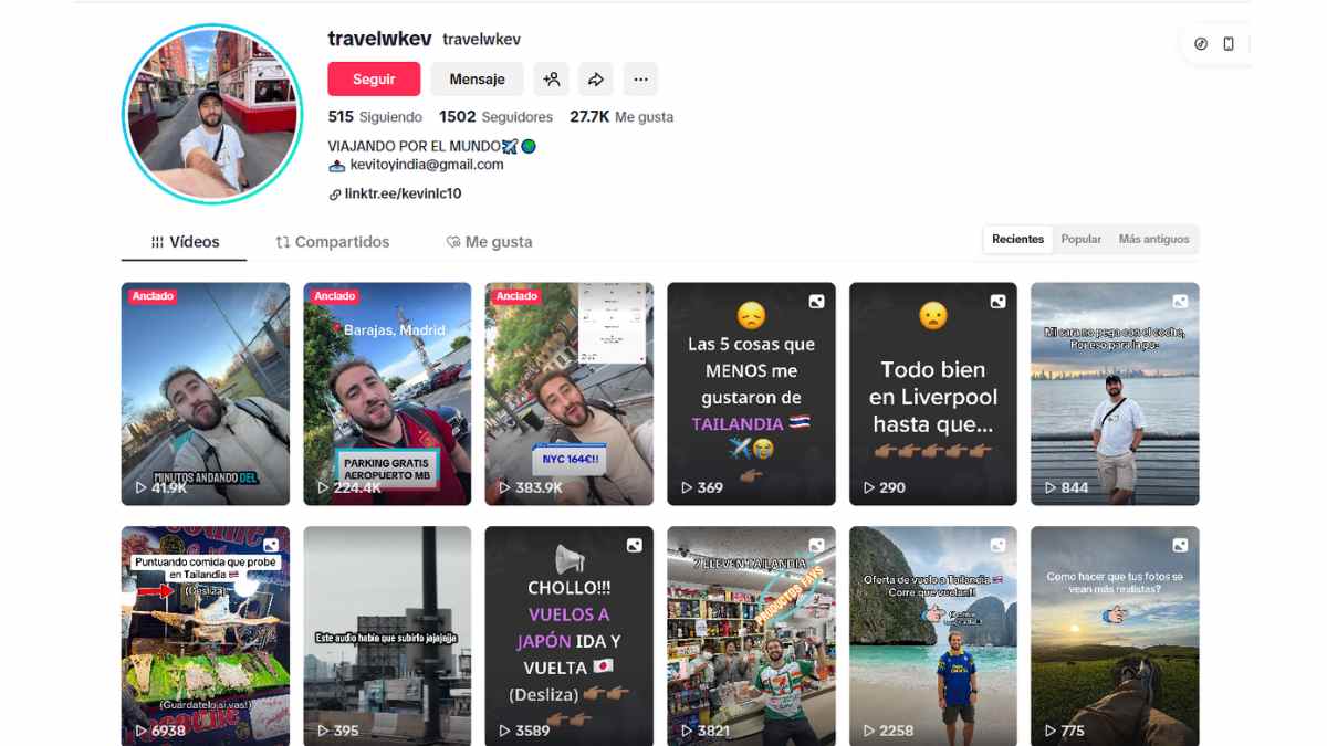Instagramer travelwkev muestra dónde aparcar gratis cerca del aeropuerto de Madrid-Barajas