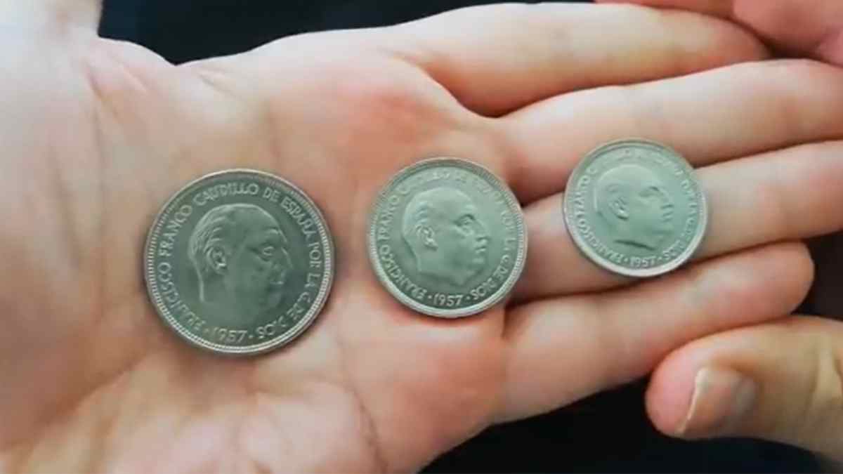 Monedas de peseta con marca especial BA que despiertan interés entre coleccionistas