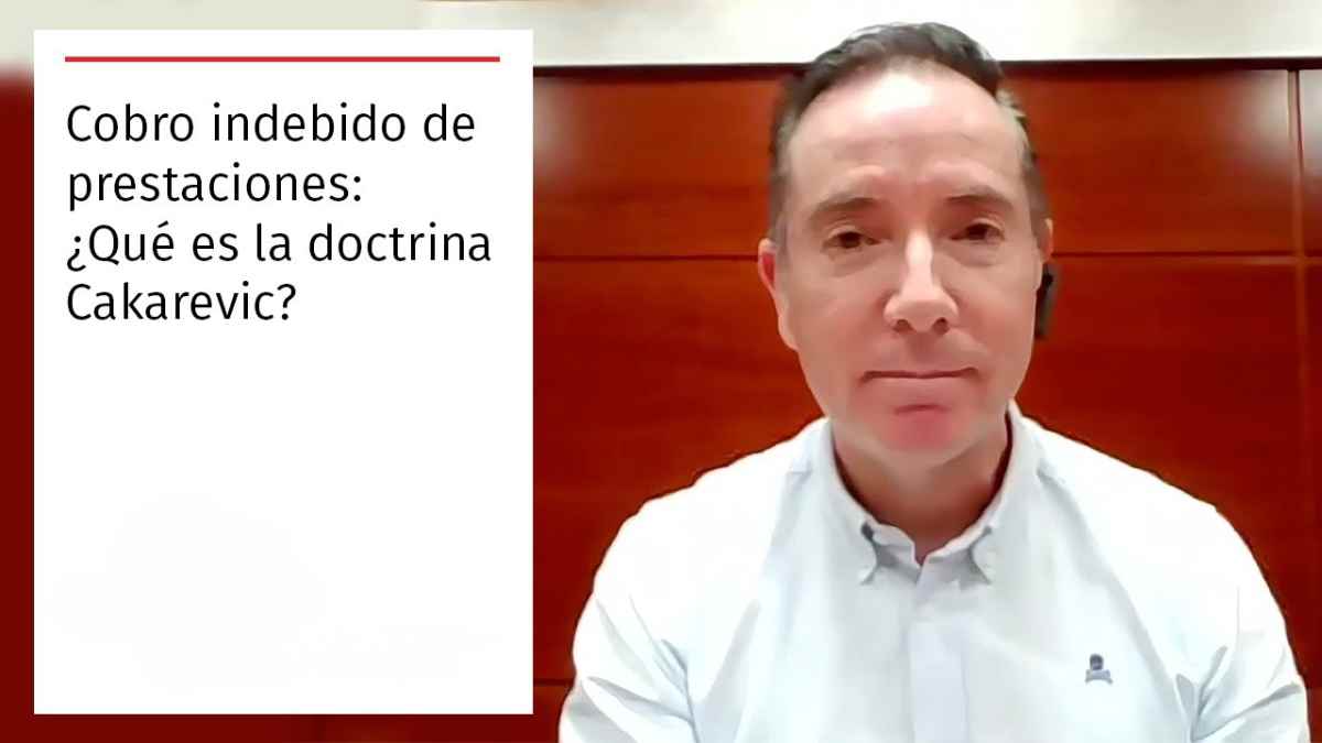 Doctrina Čakarević aplicada al cobro indebido de prestaciones del SEPE