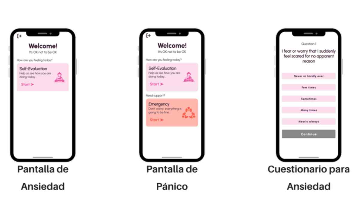 App desarrollada por una alumna de la UPM para controlar la ansiedad con cuestionarios y apoyo en tiempo real