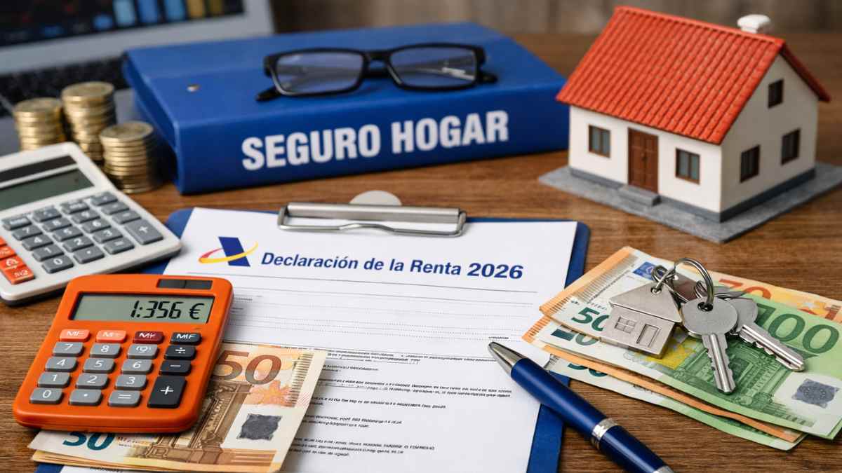 Declaración de la Renta 2026 con calculadora y seguro de hogar vinculado a hipoteca para deducción de hasta 1.356 euros