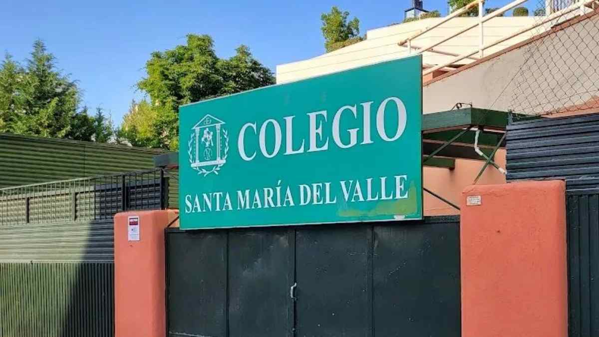 Colegio Santa María del Valle en Madrid, uno de los centros con notas más bajas en la PAU