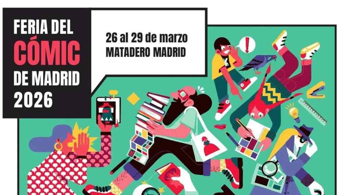 Feria del Cómic de Madrid 2026 en Matadero Madrid del 26 al 29 de marzo con entrada gratuita