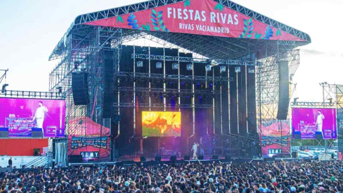 Fiestas de Rivas Vaciamadrid 2026 en el auditorio Miguel Ríos con concierto multitudinario