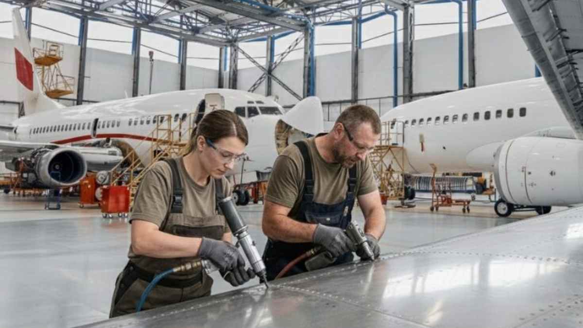 Formación en montaje y mantenimiento aeronáutico dentro de los cursos de empleo en Getafe para 2026