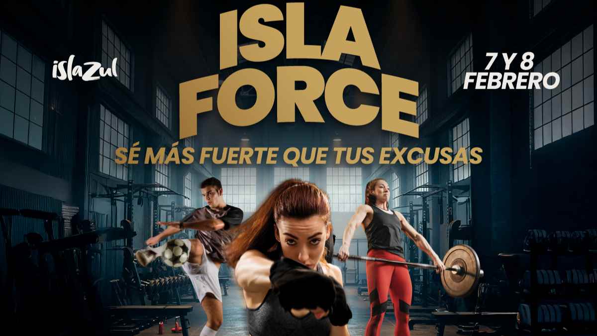 Participantes entrenando en IslaForce, el evento fitness de Islazul con clases abiertas, retos deportivos y CrossFit por equipos