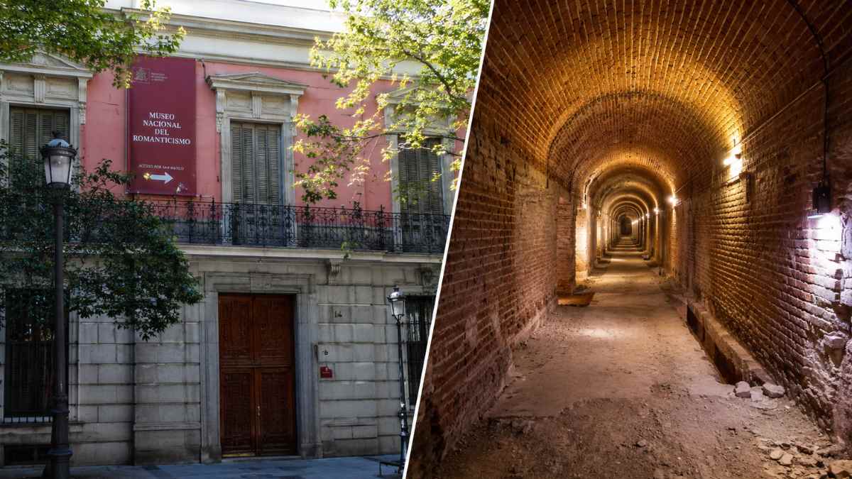 Museo del Romanticismo de Madrid y túnel secreto subterráneo que conecta el Palacio Real con Casa de Campo