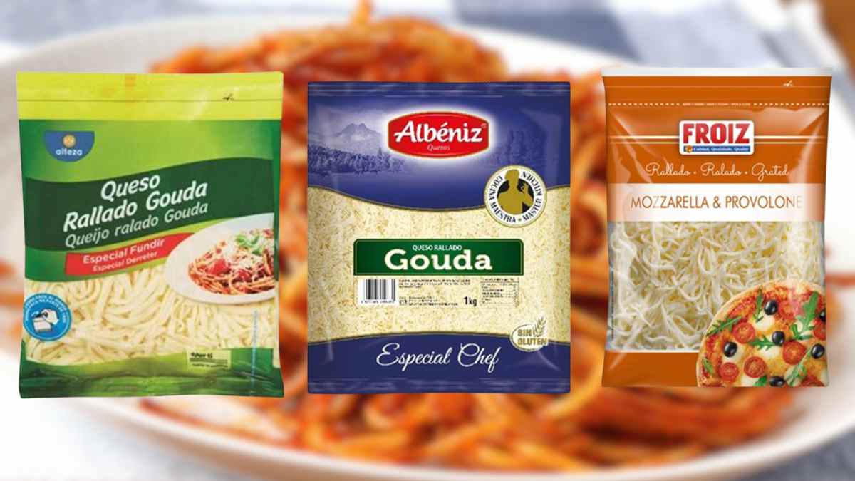 Queso rallado de las marcas Alteza, Albéniz y Froiz retirado por alerta alimentaria por posibles astillas de madera