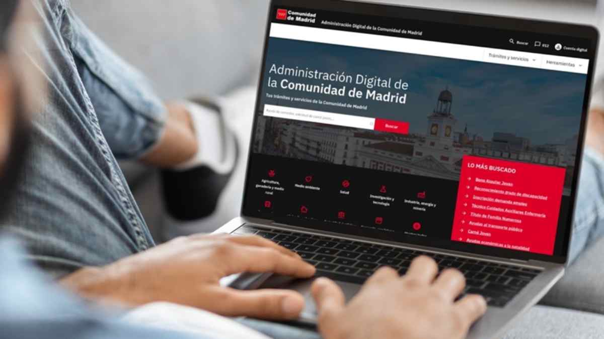 Solicitud del cheque formación de la Comunidad de Madrid a través de la Cuenta Digital desde un ordenador