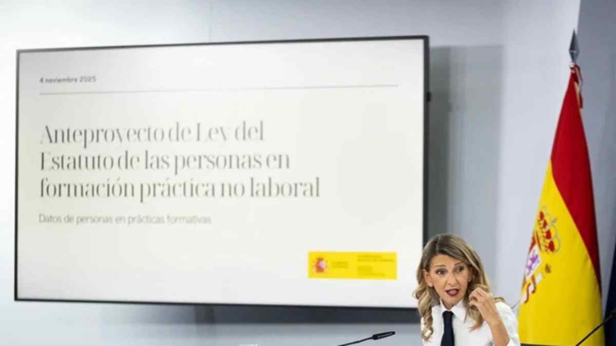 Presentación del Estatuto del Becario con nuevo límite de horas y multas de 225.000 euros