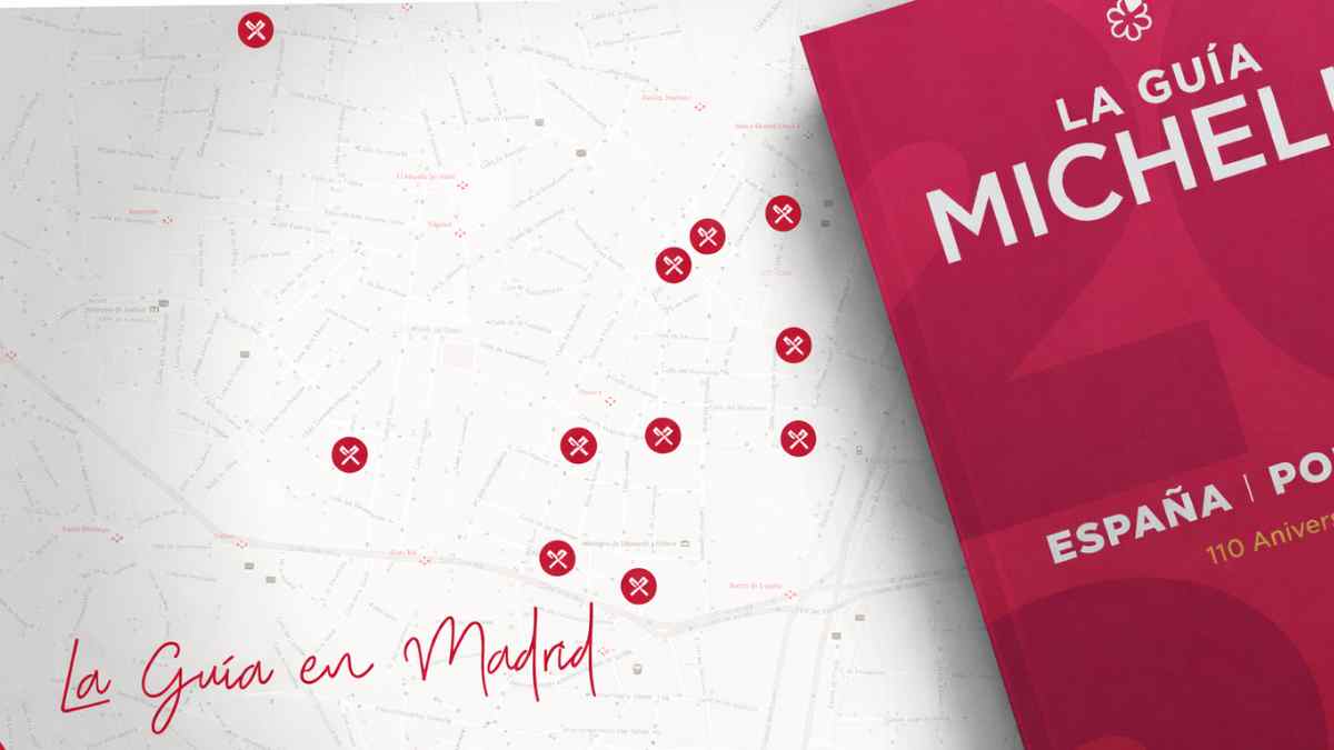 Guia Michelin 2026 mapa de restaurantes en Madrid con locales recomendados