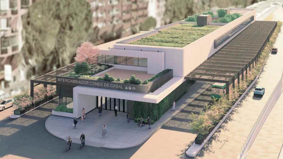 Intercambiador de Conde de Casal en Madrid construido con módulos prefabricados para reducir el tiempo de obra