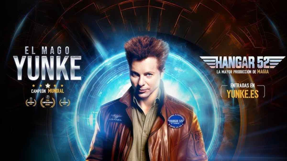 Mago Yunke en Hangar 52 en Madrid con espectáculo de magia y efectos especiales en La Vaguada