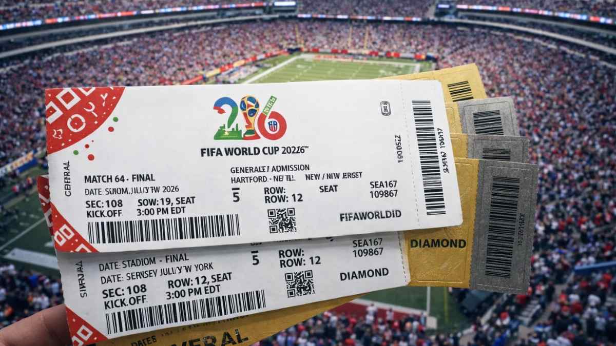 Entradas del Mundial de Fútbol 2026 en un estadio de Estados Unidos tras la subida de la tasa ESTA para viajar desde España