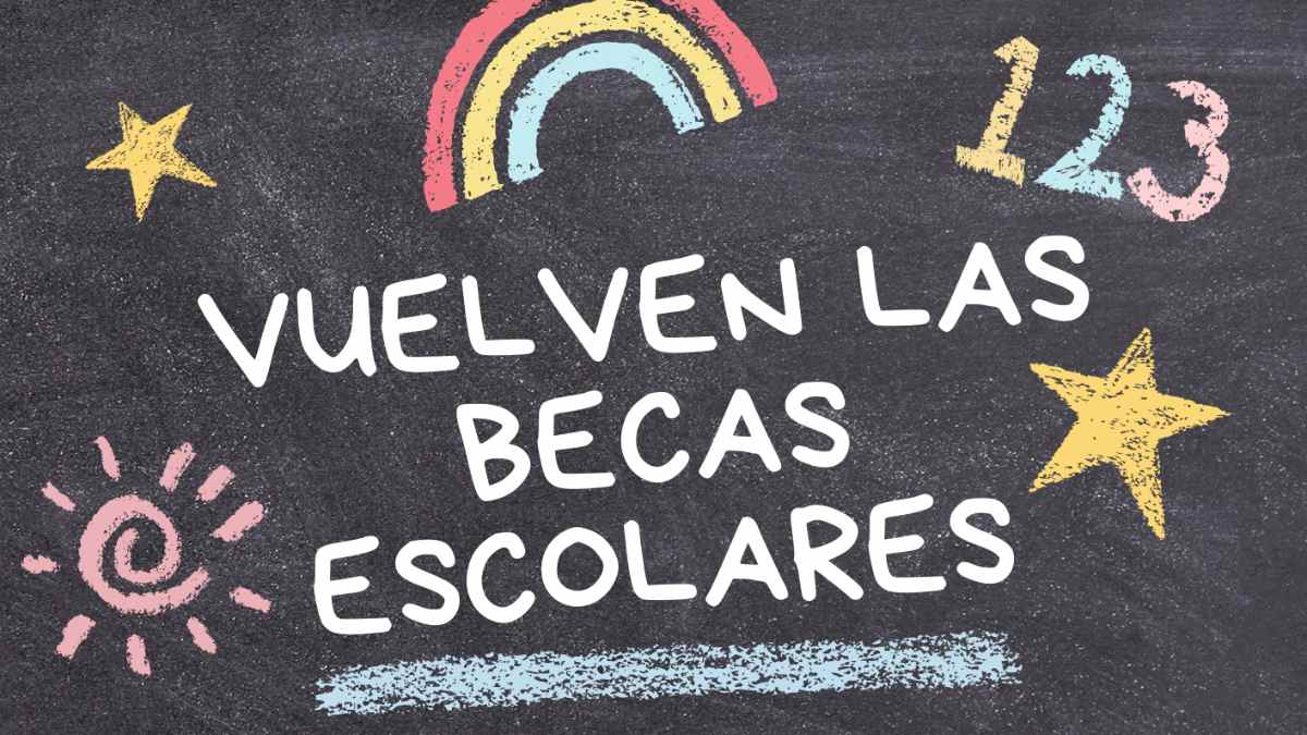 Vuelven las becas escolares con plazo de solicitud de dos semanas