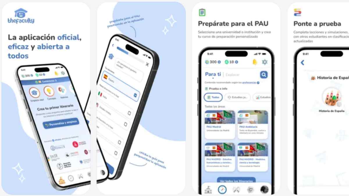 App gratis para preparar la PAU en Madrid con simulacros y test en el móvil