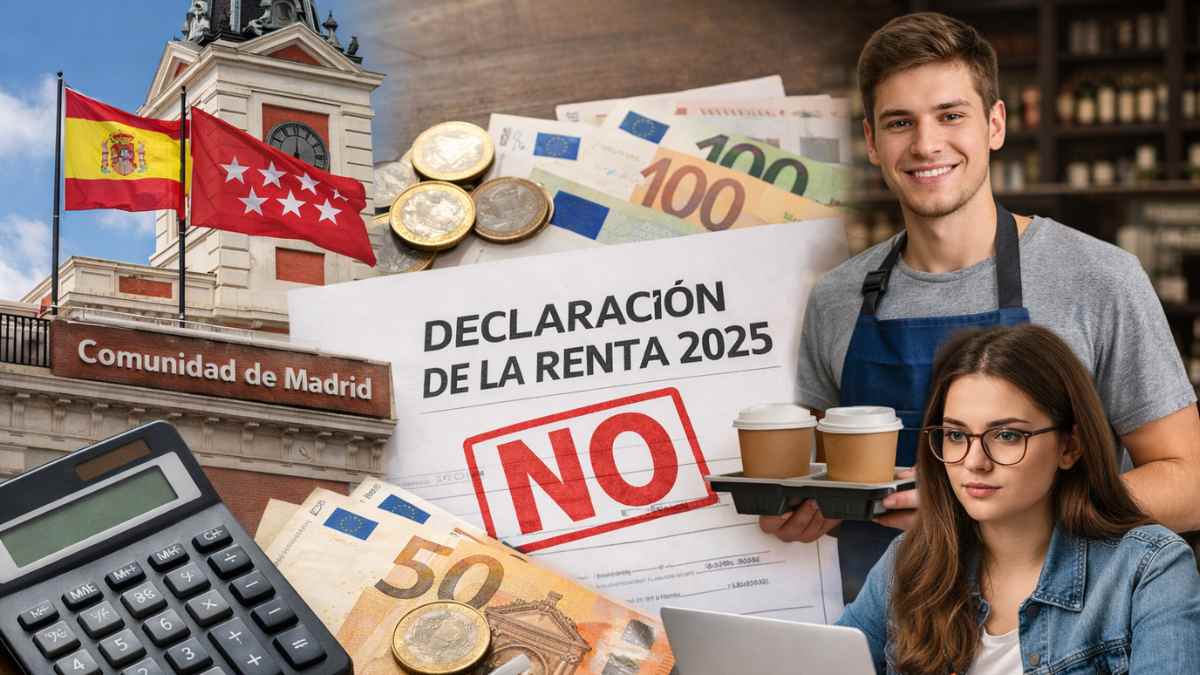 Deducción renta 2026 Madrid jóvenes trabajadores estudiantes no aplicable en declaración renta 2025