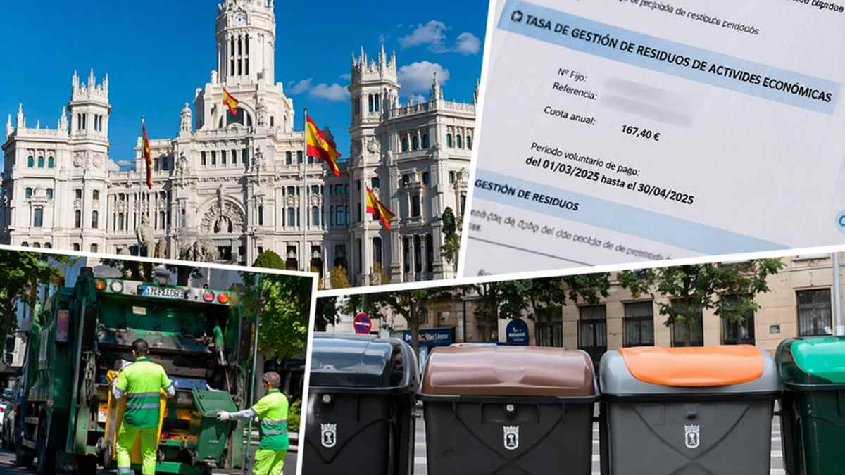 devolucion tasa basuras Madrid Ayuntamiento cubos basura operarios limpieza factura 2025