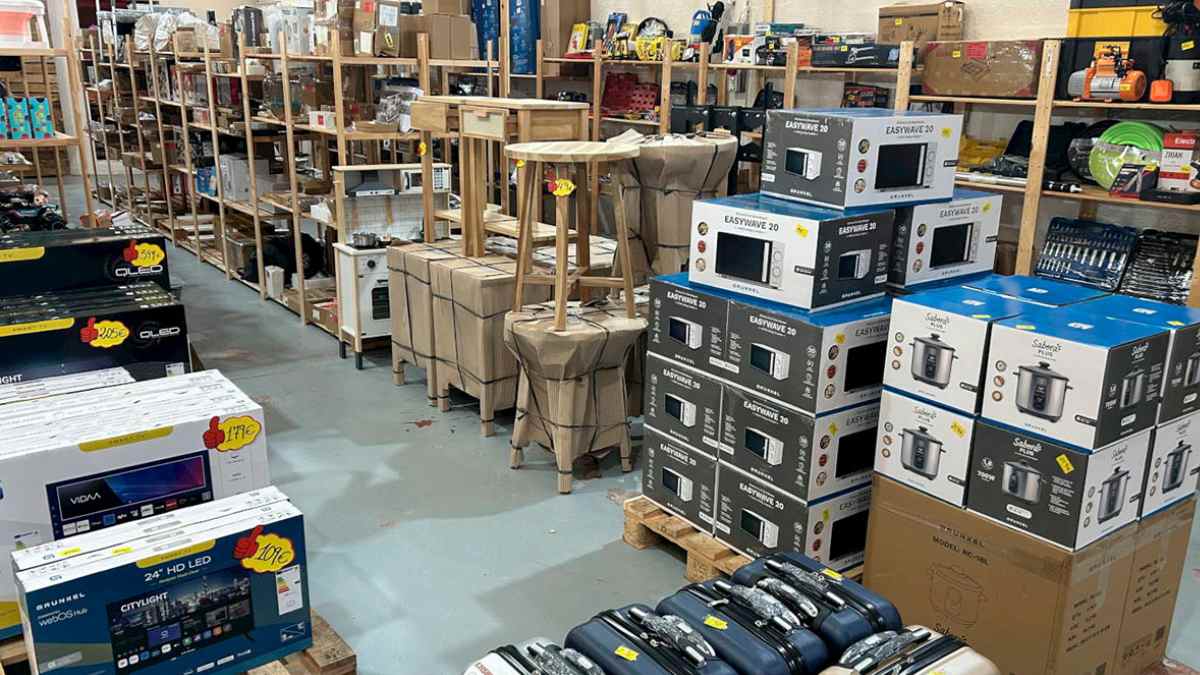 megaoutlet madrid electrodomesticos baratos desde 10 euros almacen villaverde