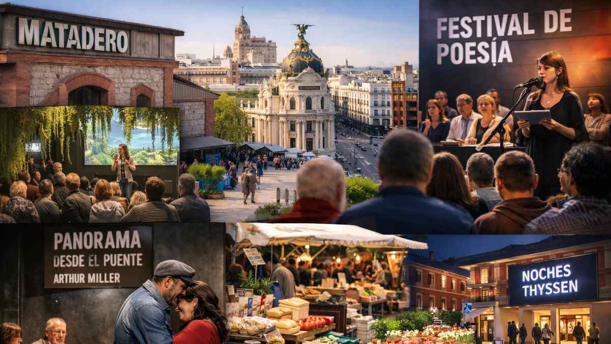 Qué hacer en Madrid este fin de semana con Biophest, festival de poesía, teatro y planes gratis al aire libre
