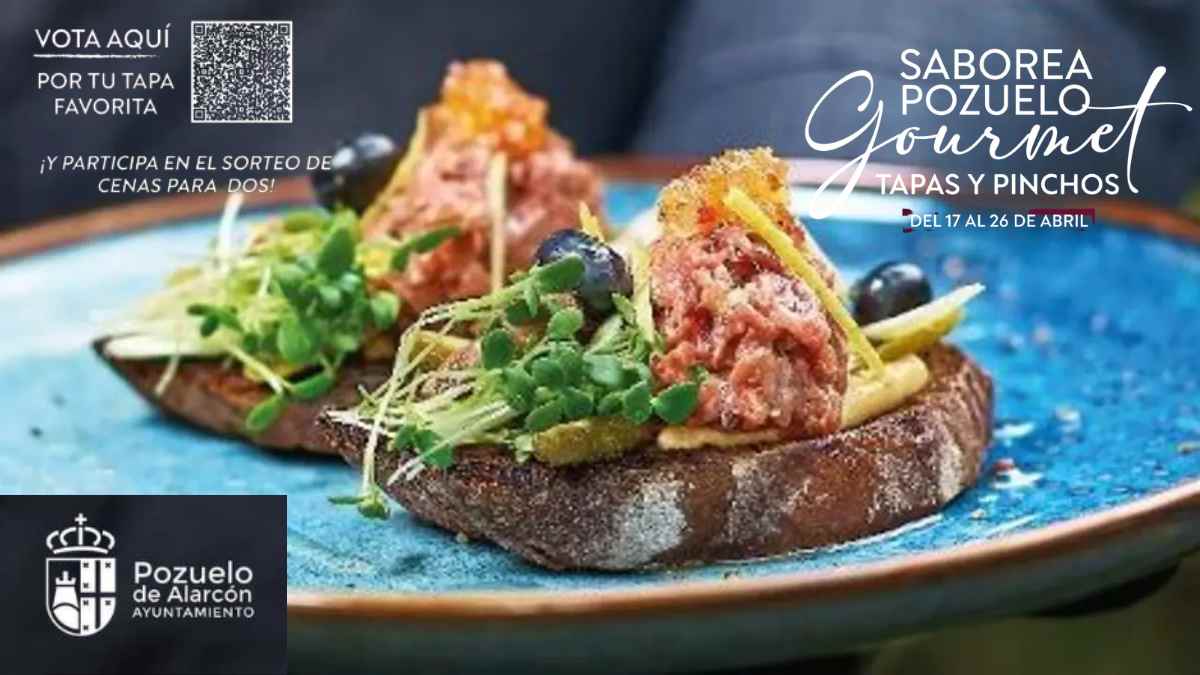 saborea pozuelo gourmet 2026 tapa pincho con bebida ruta gastronomica pozuelo de alarcon