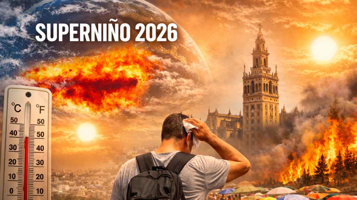 Superniño 2026 provocando calor extremo en España con altas temperaturas, incendios y ola de calor