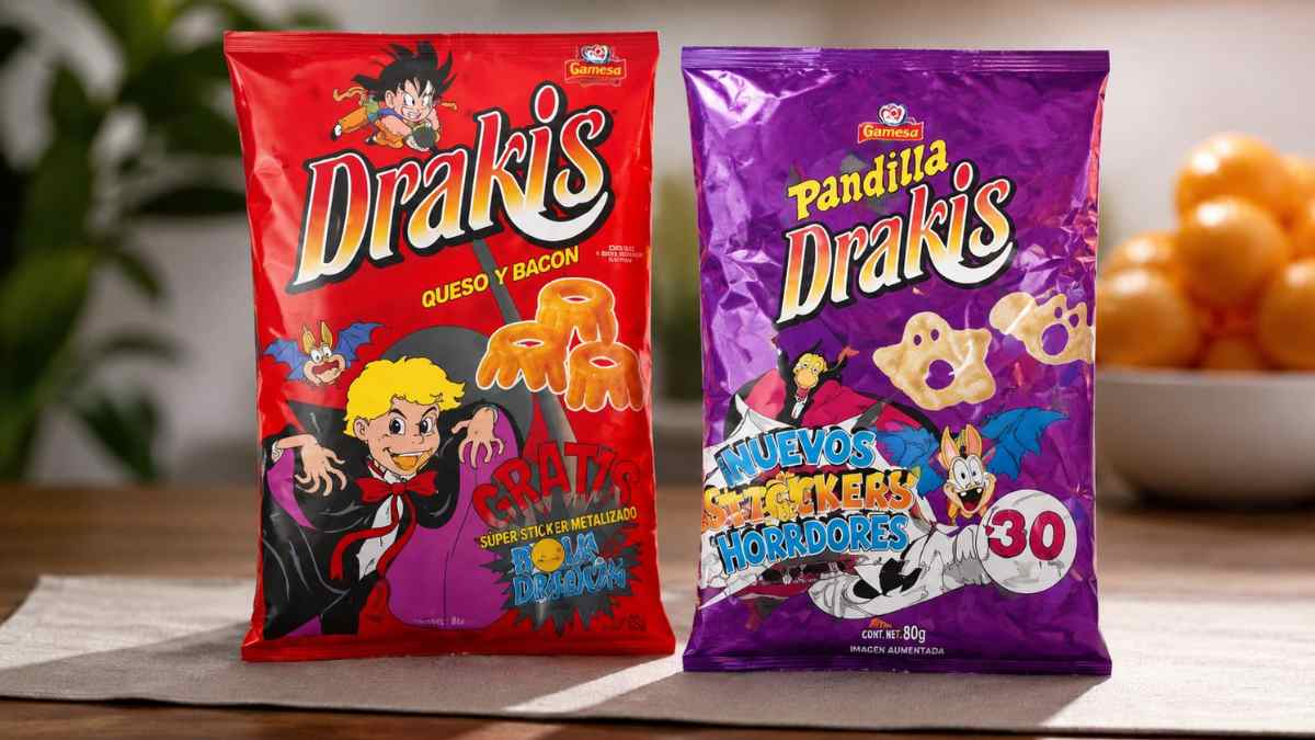 Drakis y Pandilla Drakis, dos snacks míticos de los años 80 y 90 que triunfaron en los kioscos españoles