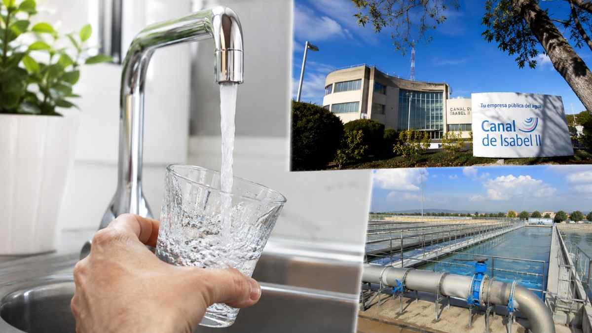 Agua del grifo en Madrid tras el cambio de sabor y olor provocado por una actuación del Canal de Isabel II