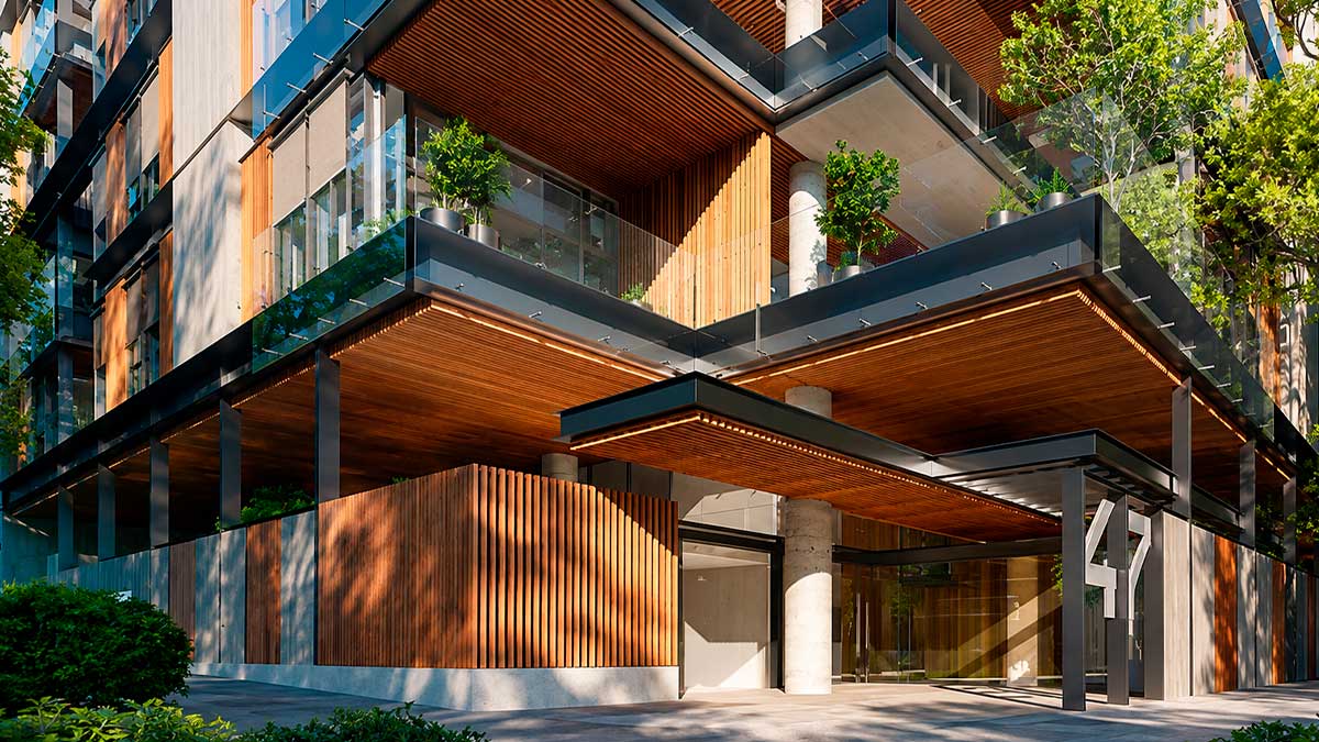 Branded residences en Madrid con diseño moderno y lujo inmobiliario internacional