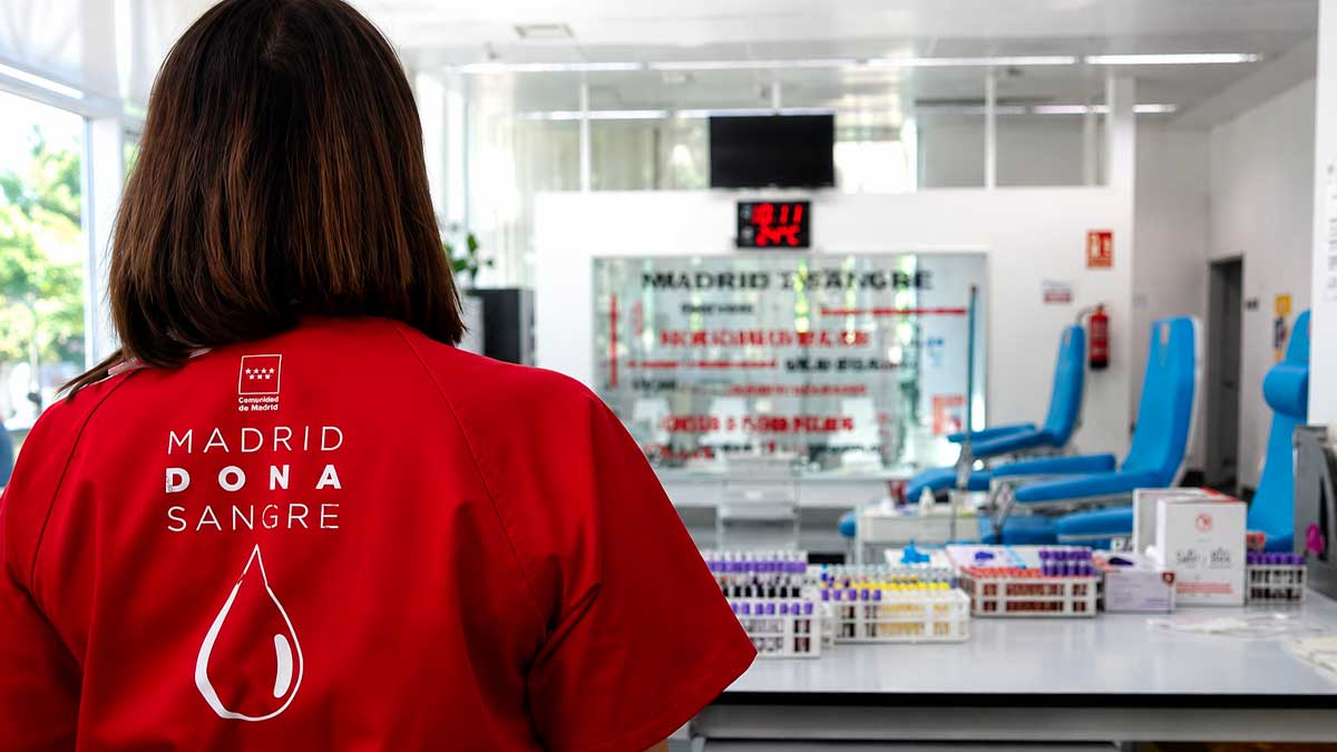 Centro de donación de sangre de la Comunidad de Madrid