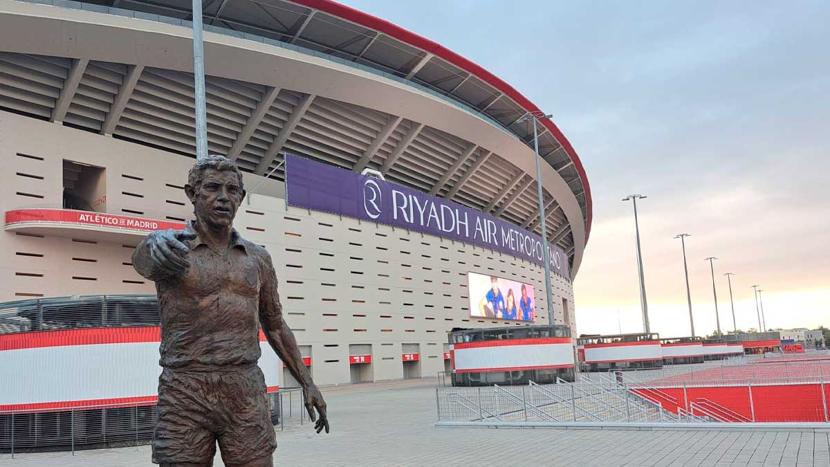 Estadio del Atlético de Madrid antes del España contra Inglaterra en la Nations League