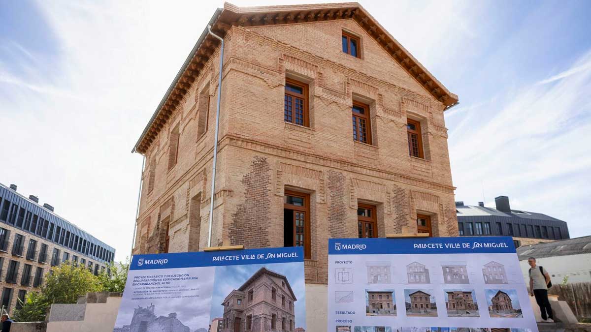 Villa de San Miguel reconstruida en Carabanchel, Madrid