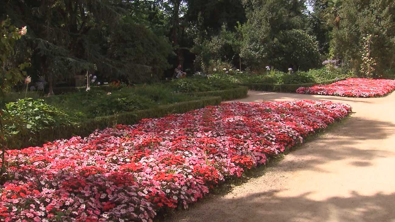 Jardines de la Finca Vista Alegre de Carabanchel en Madrid