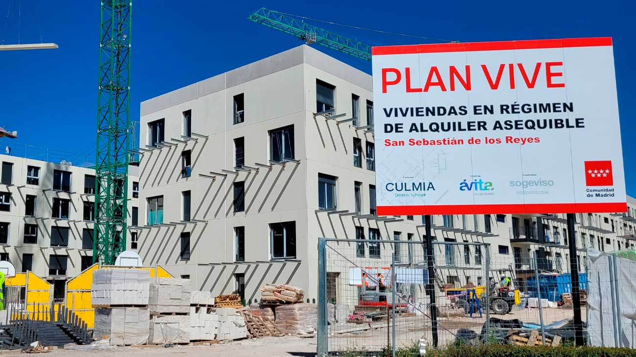 Viviendas del Plan Vive de la Comunidad de Madrid en San Sebastián de los Reyes