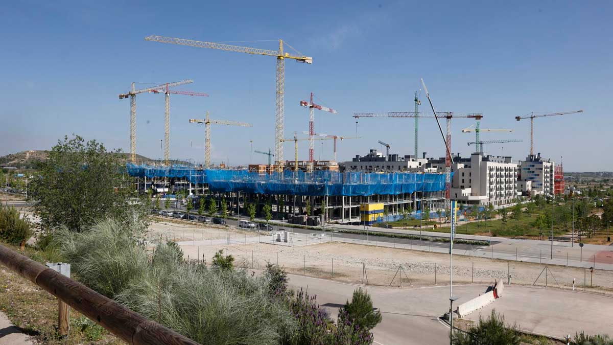 Desarrollo de Los Berrocales en Madrid, donde la AVS impulsa nuevas viviendas protegidas de alquiler asequible.