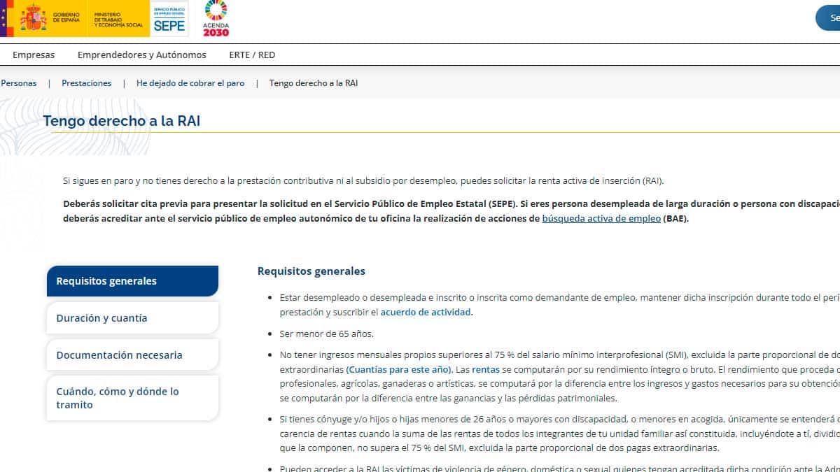 Estas Son Las 3 Nuevas Ayudas Del Sepe Que Puedes Complementar Con La Rai 6033