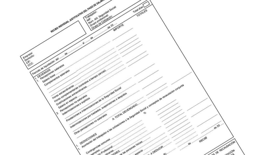 Revisa la nómina para saber si cobras lo que corresponde