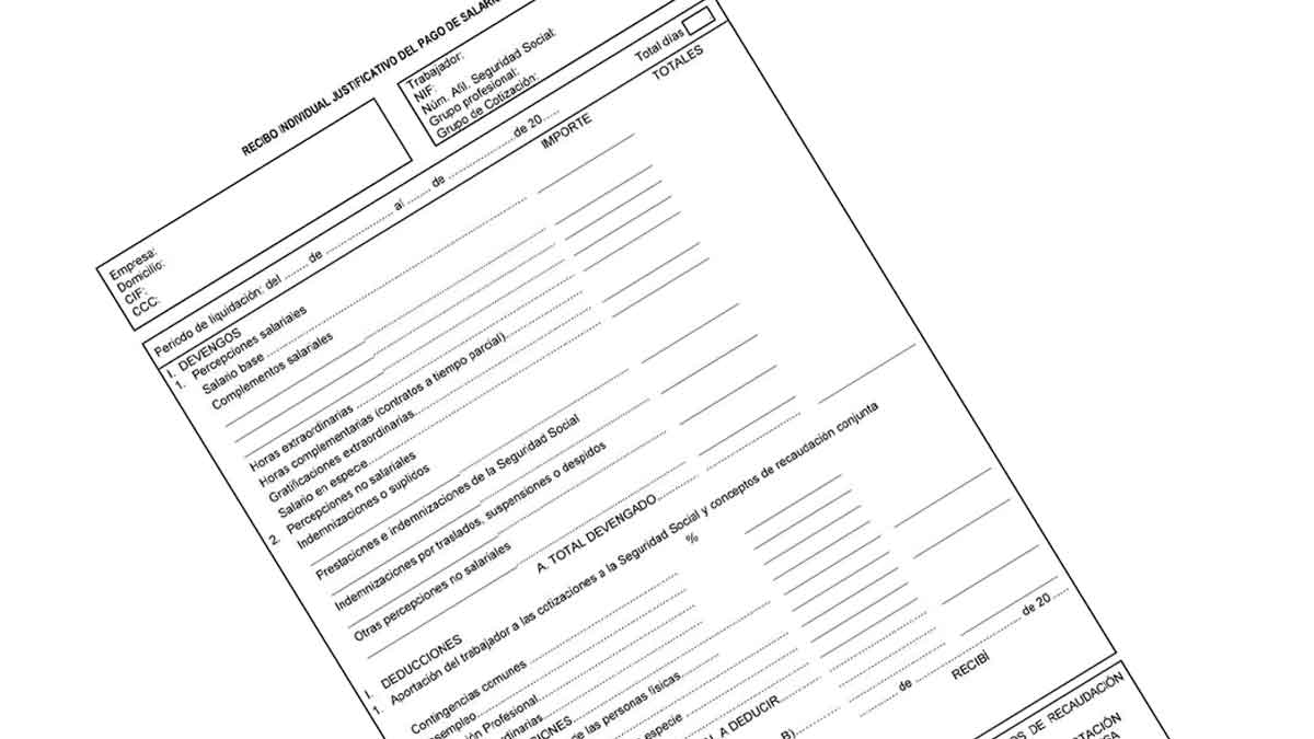 Revisa la nómina para saber si cobras lo que corresponde