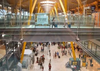 Instalaciones del aeropuerto Madrid-Barajas.