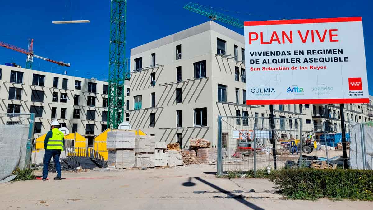 Viviendas en construcción del Plan Vive.