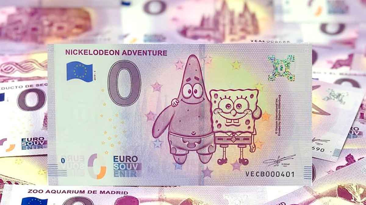 Billete 0 euros