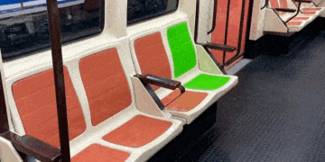 Personas que pueden ocupar los asientos del Metro de Madrid