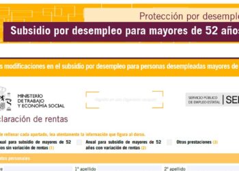 Ayudas compatibles subsidio mayores de 52 años