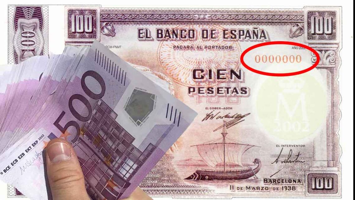 Billete 100 pesetas 1938 Dama de Elche