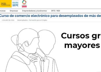 Curso gratis SEPE mayores 45 años